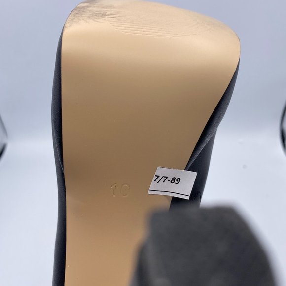 Women's Platform Ankle Boots Zipper High Heels - Picture 9 of 9